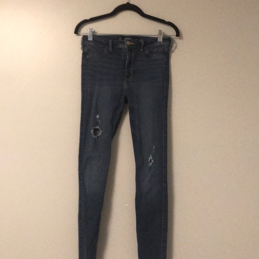 Medium wash hollister jeggings